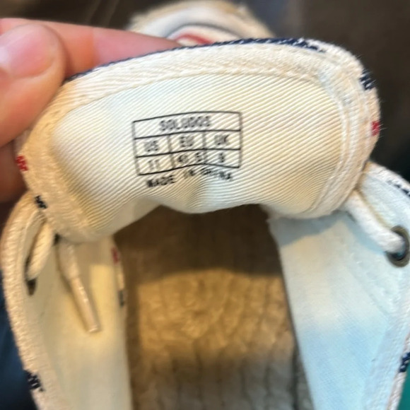 SOLUDOS Women’s Oxford Lace-Up Platform Red/White/Blue Canvas Size 11 NIB - Picture 8 of 9